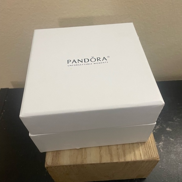 Pandora Christmas Porcelain 2012 Christmas Tree Ornament White Silver Stocking - Picture 7 of 7